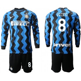 Inter Milan Matias Vecino 8 Kind Thuistenue 2020-21 L/S